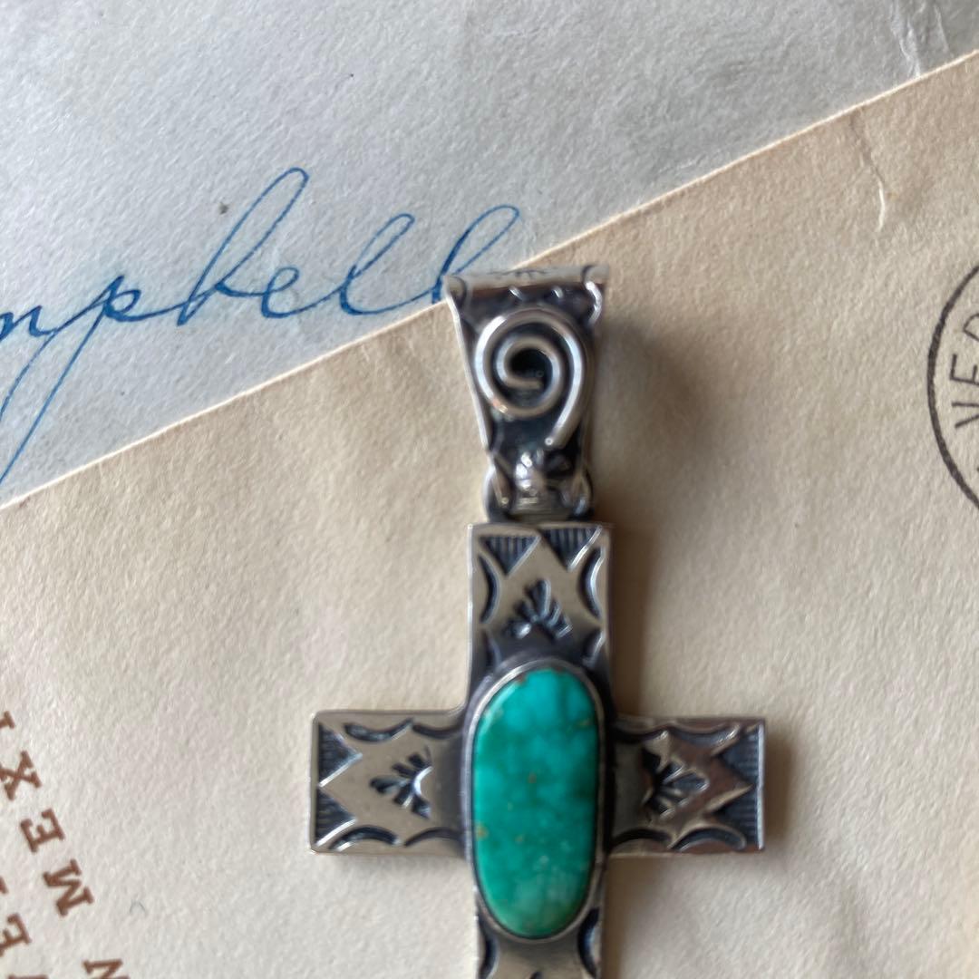 ネックレス・ペンダント Vintage Stamp Work Pendant (Navajo)