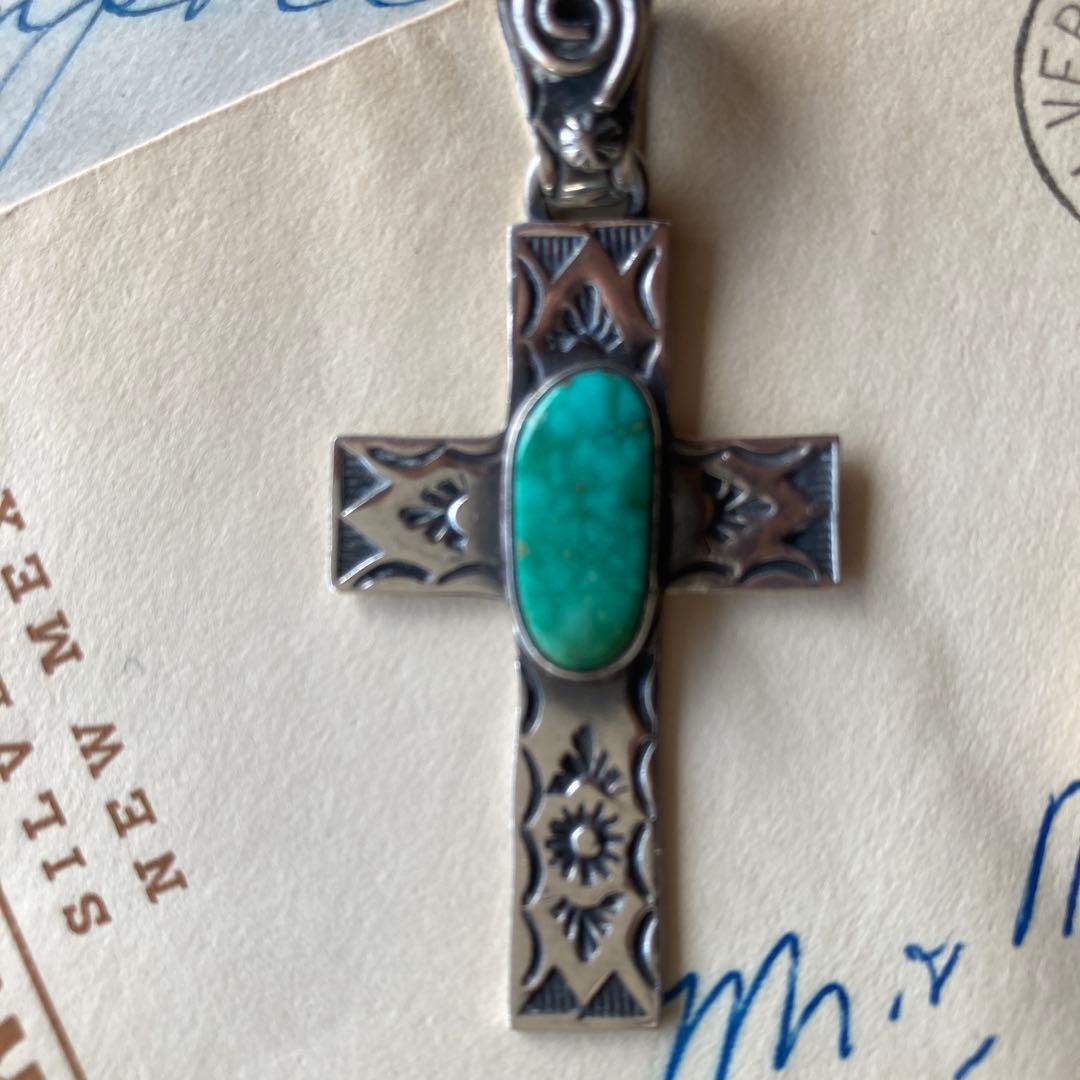 ネックレス・ペンダント Vintage Stamp Work Pendant (Navajo)