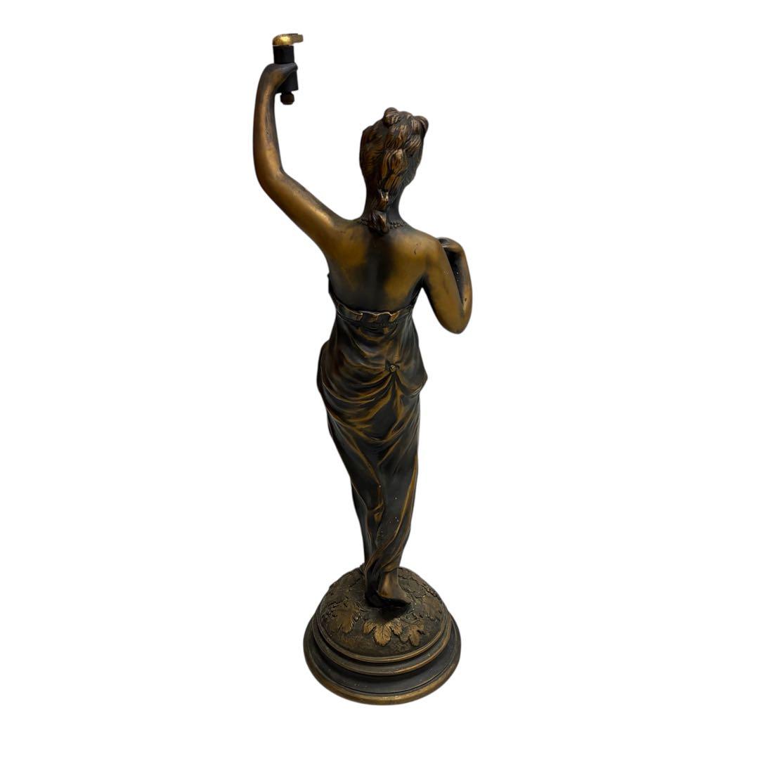 ブロンズ象　女神　アンティーク　昭和　レトロ インテリア　置物