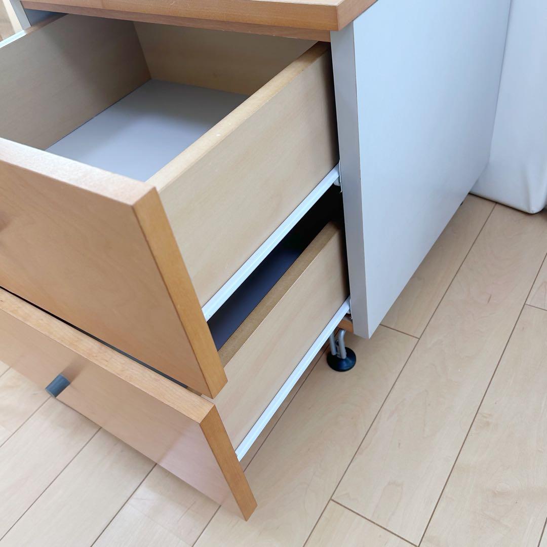 無印良品 木製チェスト 2段　廃盤　希少　ナイトテーブル　サイドボード