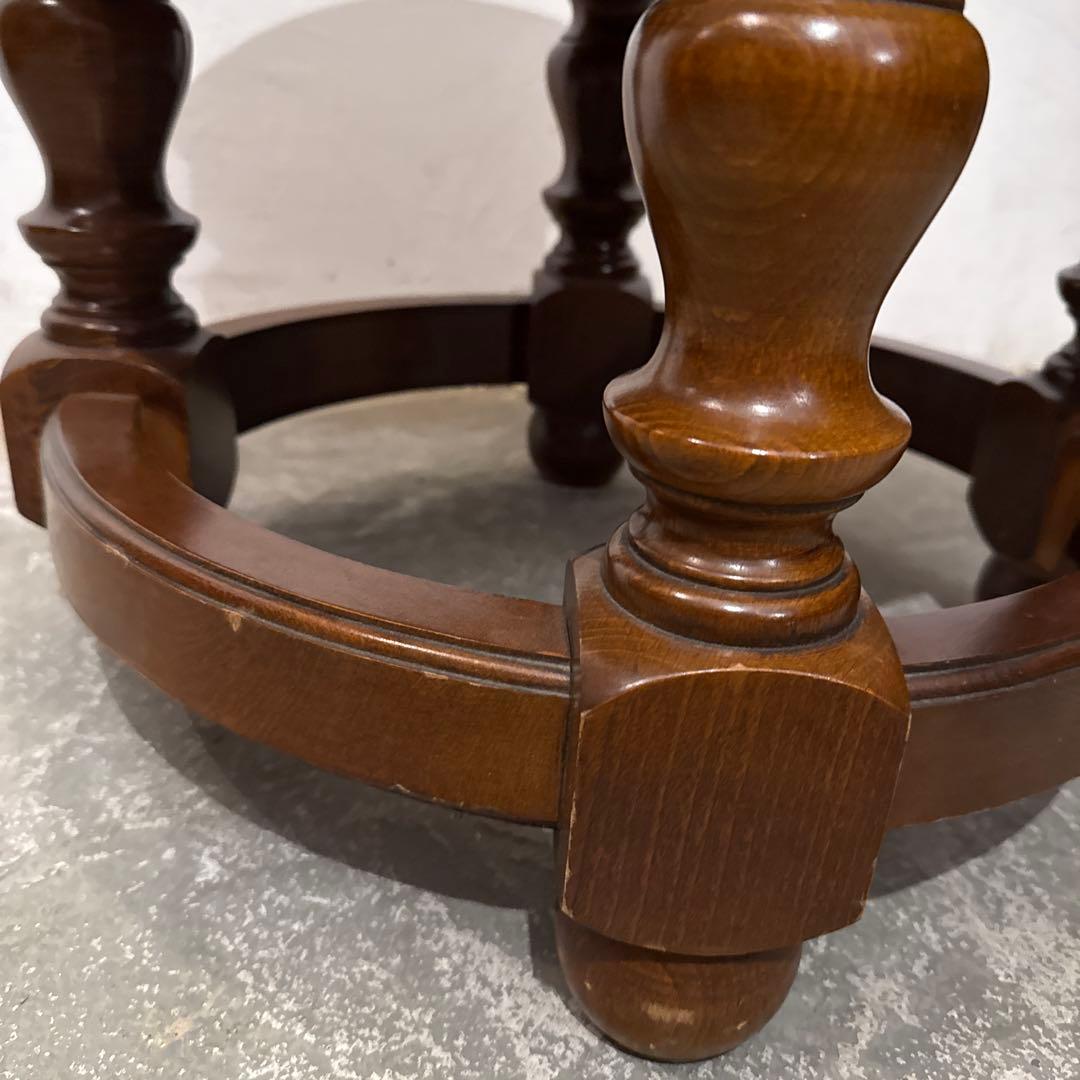 年末年始saleヴィンテージ　ラウンド　コーヒーテーブル