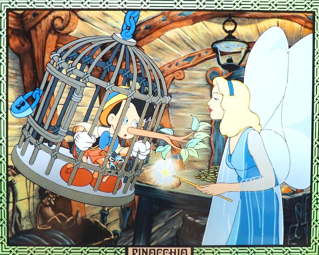 ディズニー公式激レア ピノキオとブルー・フェアリー大型ヴィンテージ