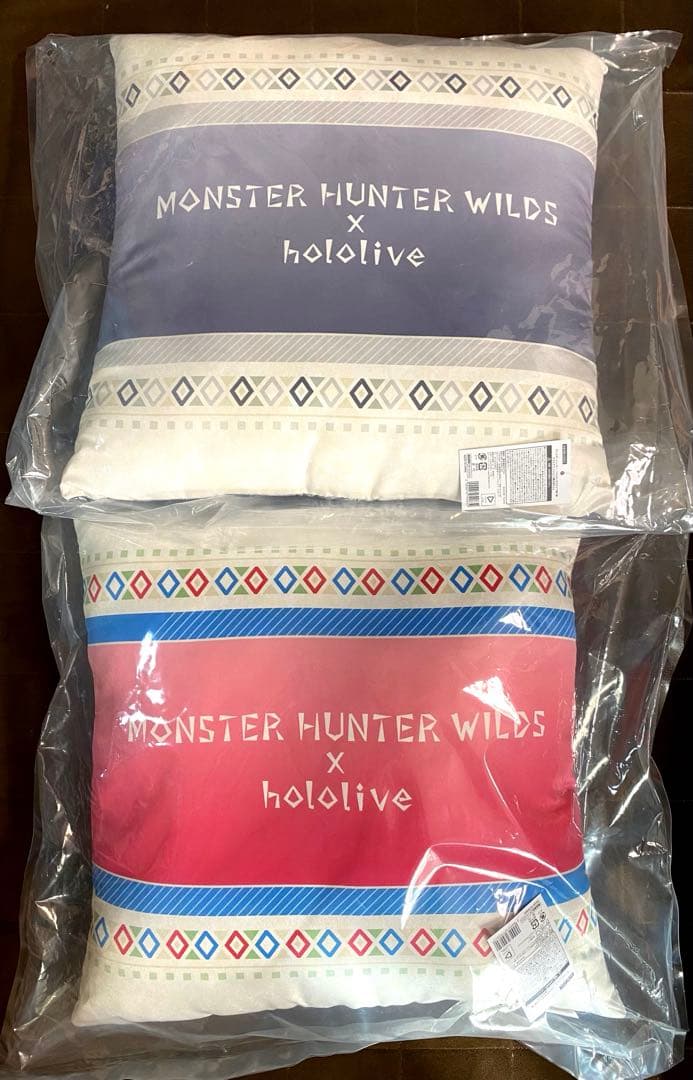モンスターハンターワイルズ ホロライブ スクエアクッション 2種セット