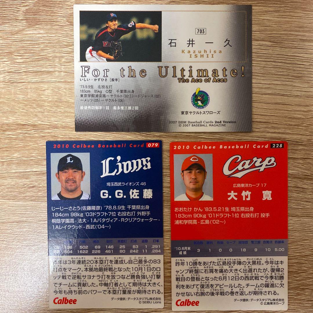 プロ野球カード(往年の有名選手)