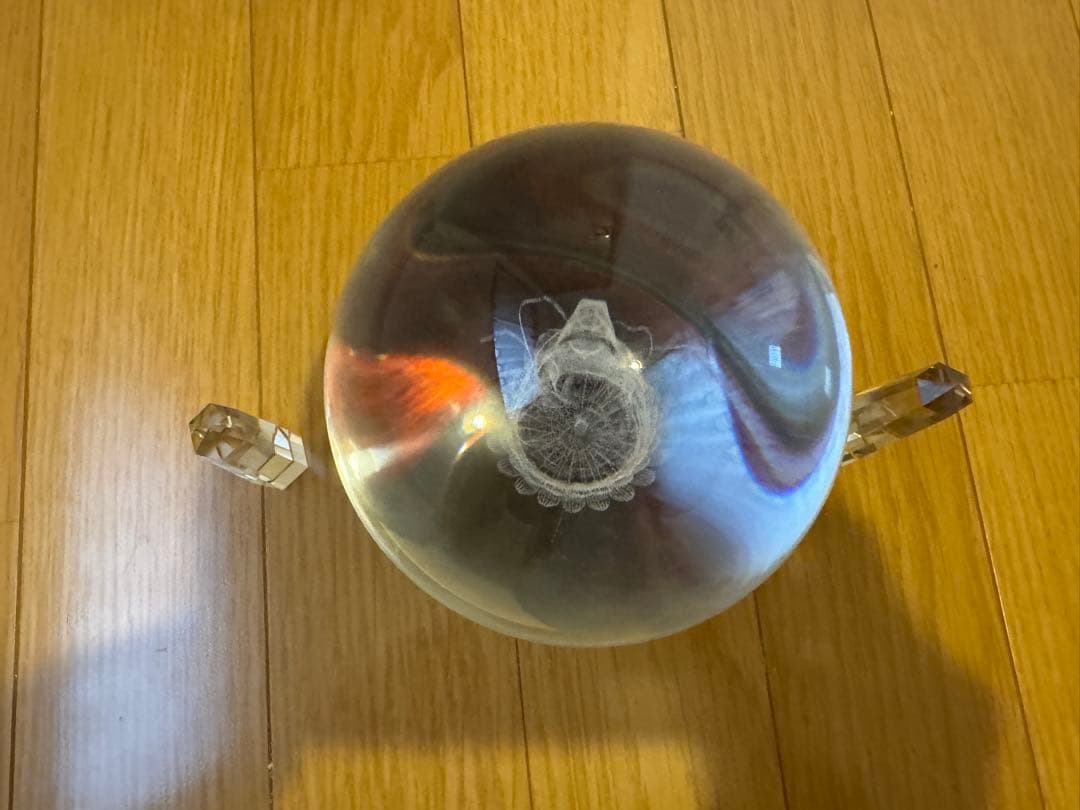 溶錬水晶とクリスタルピラミッドセット