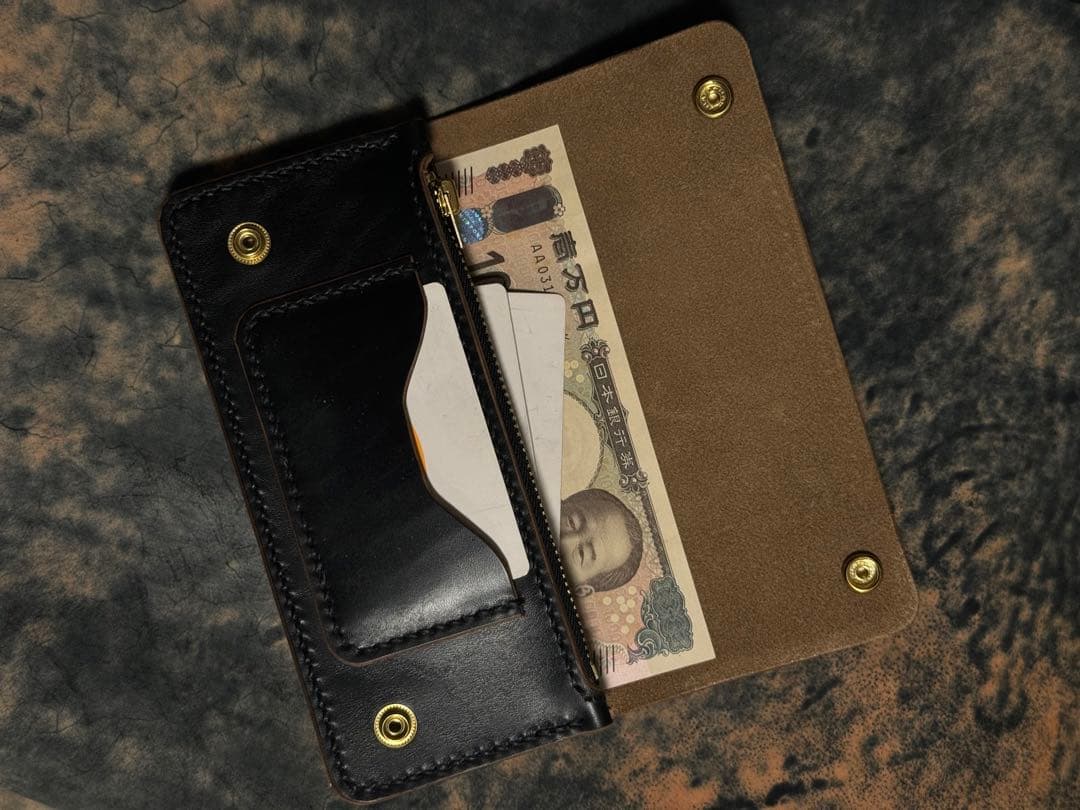 MARYAM社ホースバット(茶芯)トラッカーウォレットTYPE03＋キーホルダー