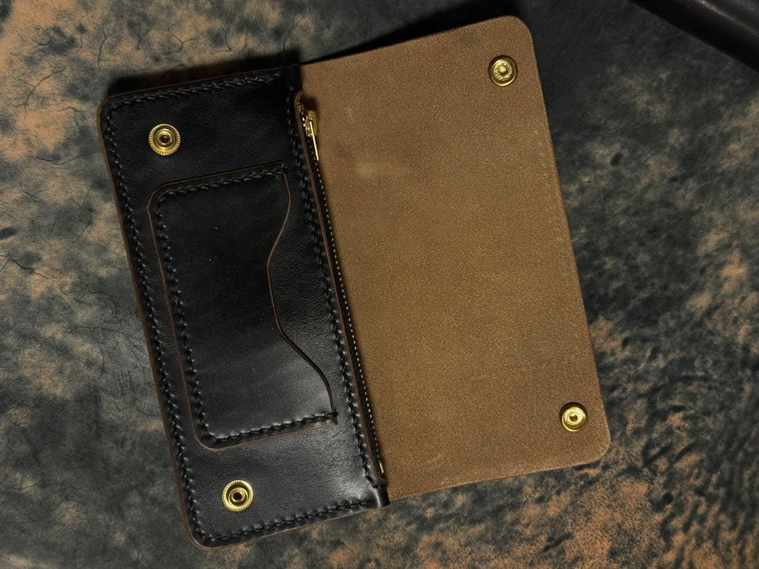 MARYAM社ホースバット(茶芯)トラッカーウォレットTYPE03＋キーホルダー