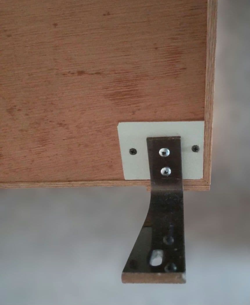 靴フィッティングミラー横長 木製フレーム