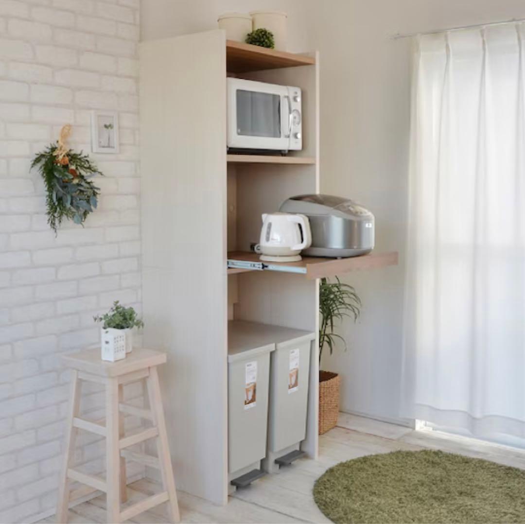 ニトリ ごみ箱が入るキッチンラック