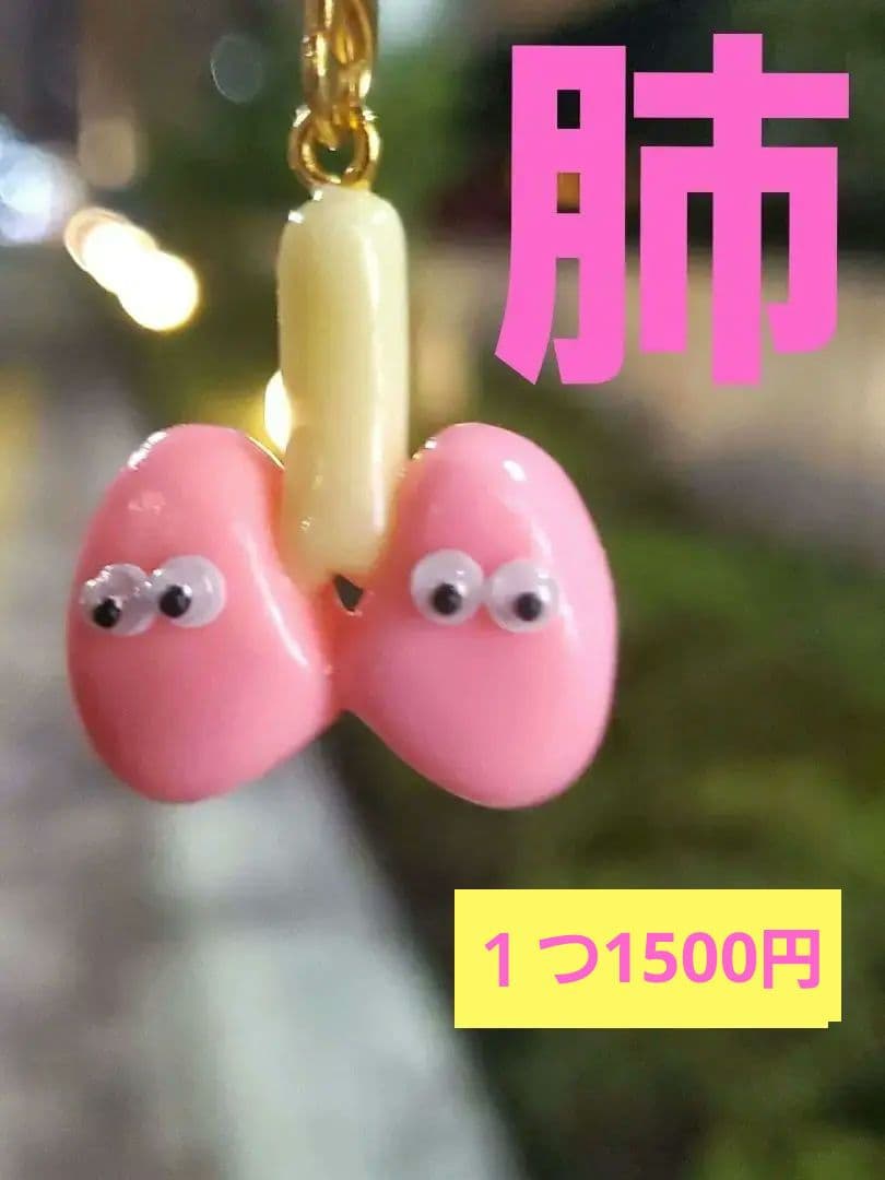 肺 手作り 臓器 キーホルダー ハンドメイド - メルカリ
