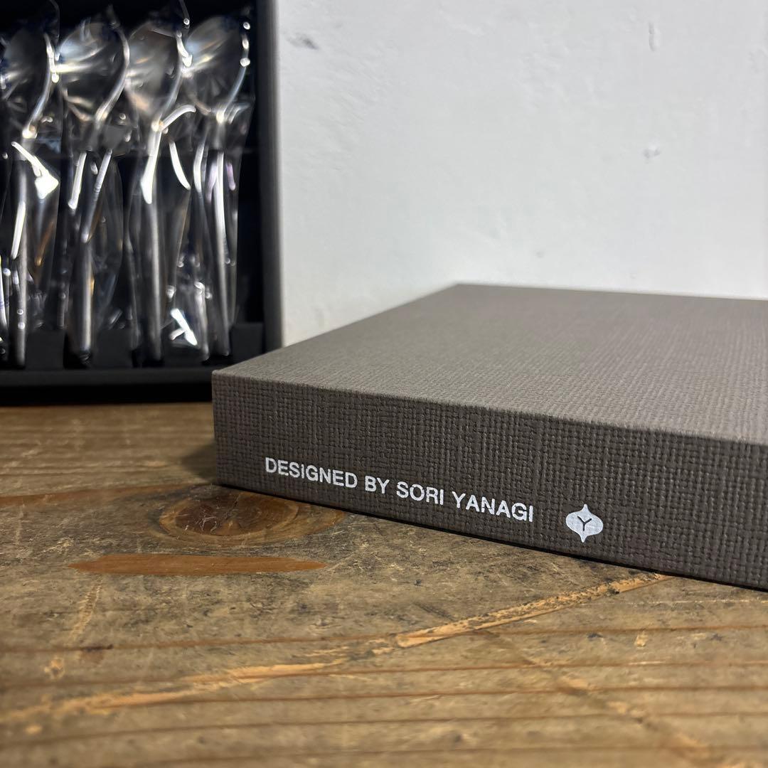 【未使用】 柳宗理 黒柄 ティースプーン 5本セット 5P