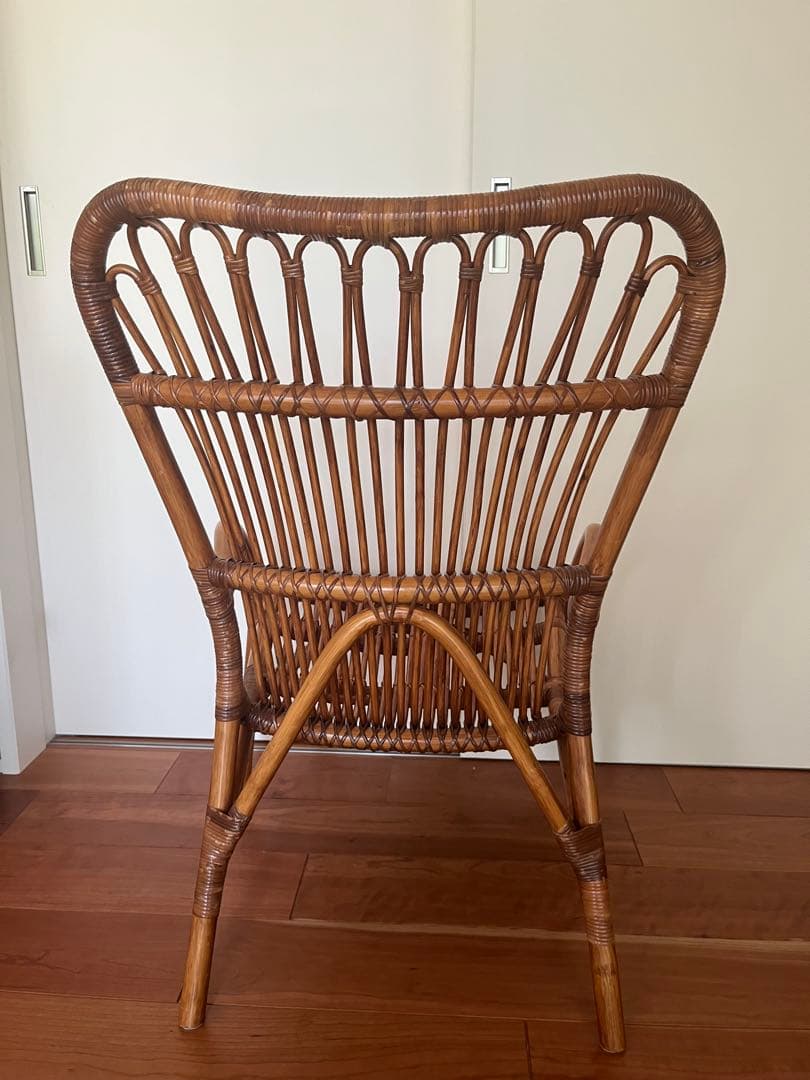 ラタンチェア　ヴィンテージ　フレンチ　レトロ　アンティーク