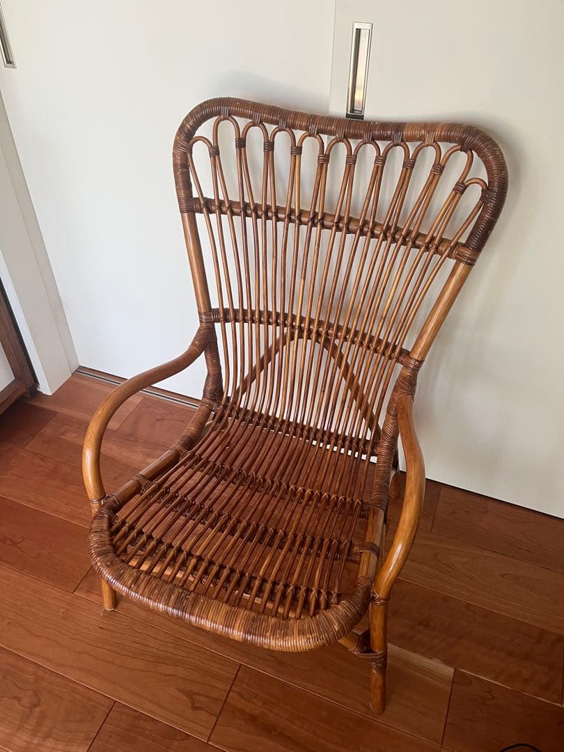 ラタンチェア　ヴィンテージ　フレンチ　レトロ　アンティーク