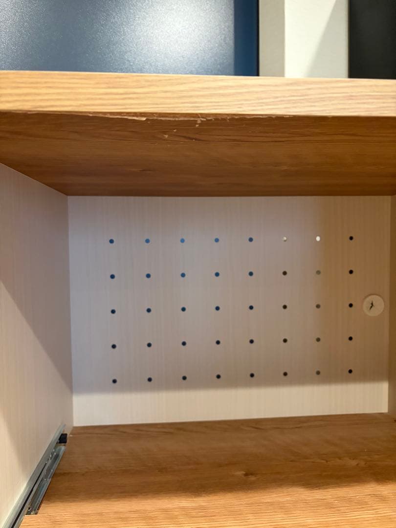 【送料込み】ニトリ ごみ箱が入るキッチンラック レンジ台 高さ128cm