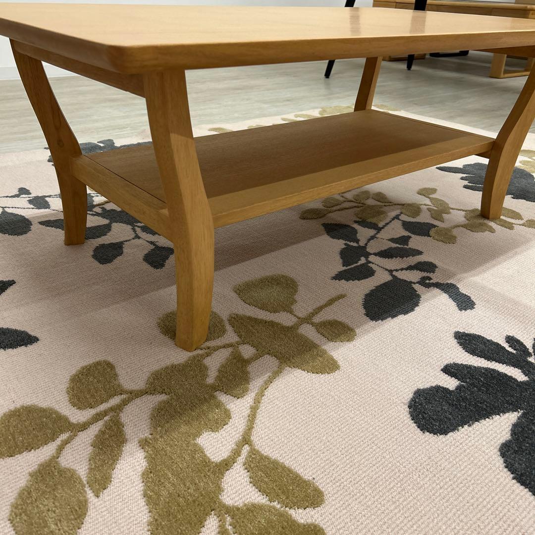 リビングテーブル センターテーブル コーヒーテーブル 北欧風 曲線脚 シンプル