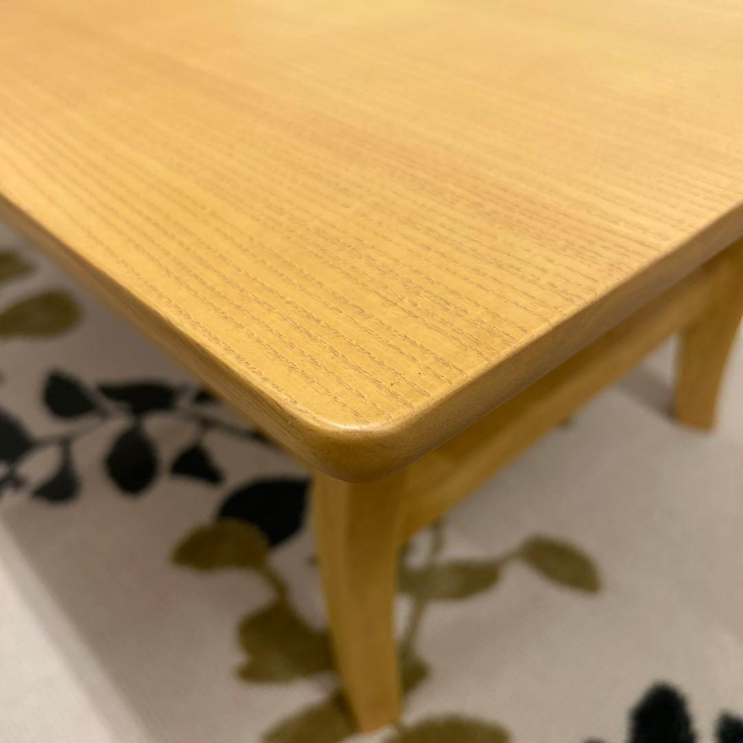 リビングテーブル センターテーブル コーヒーテーブル 北欧風 曲線脚 シンプル