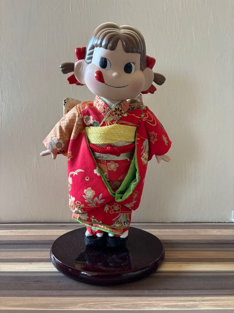 晴れ着ペコちゃん 50周年記念　曙　茜　2体セット