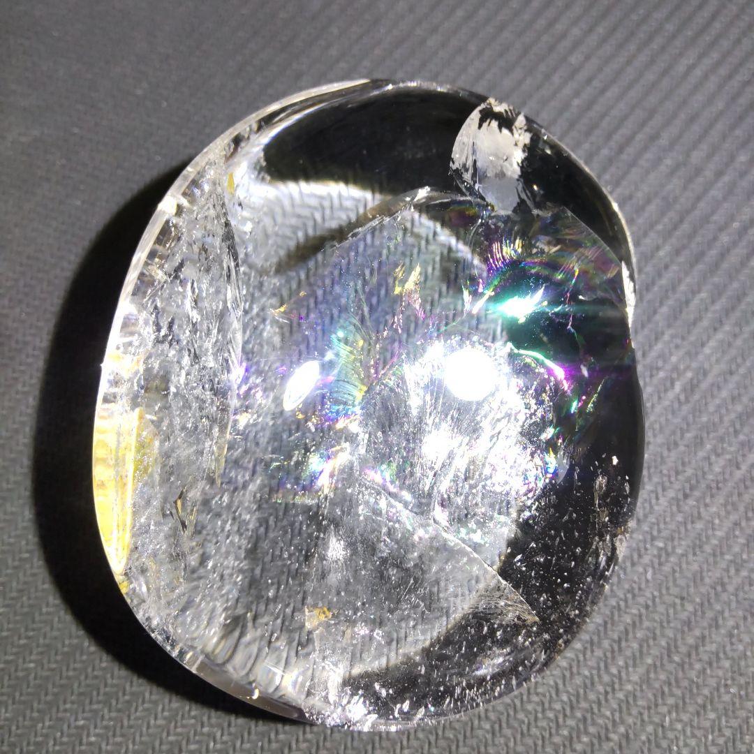 天然アイリスタンブル レインボー 虹入り