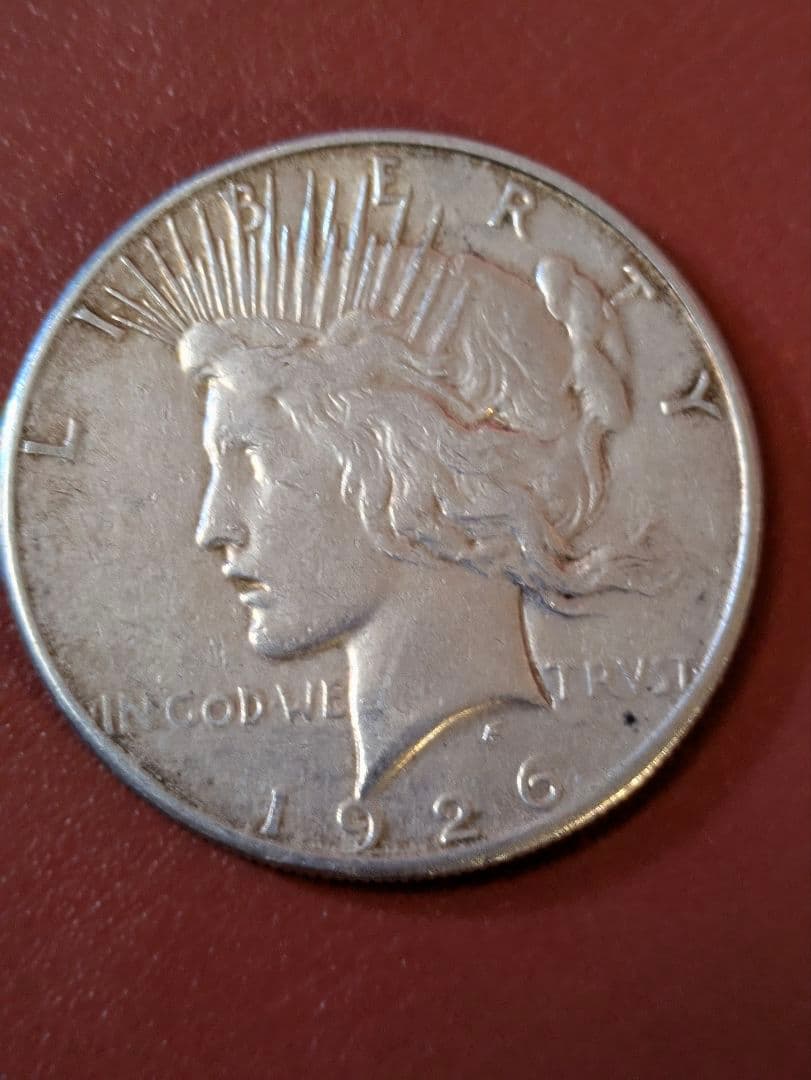 ピースダラー銀貨1926年