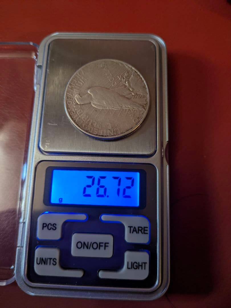 ピースダラー銀貨1926年