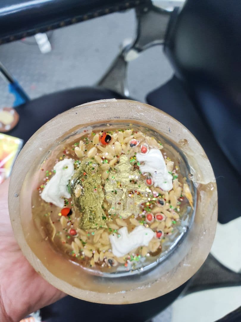 ギャングの神様　ビンテージサンタムエルテ像