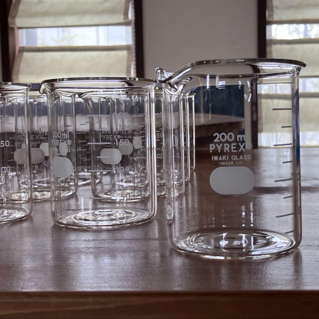 PYREX計量カップ200ml耐熱ガラス メジャーカップ48個セット