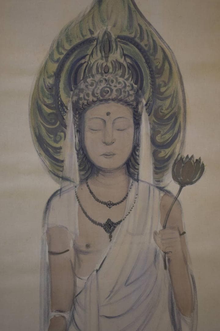 真作/爽峰/仏画/布袋屋掛軸HH-958