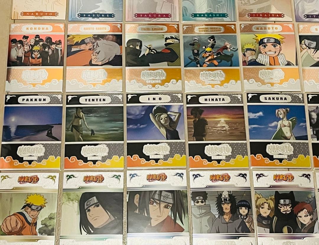 ナルト エッチングカード コレクション コンプ カカシ イタチ NARUTO