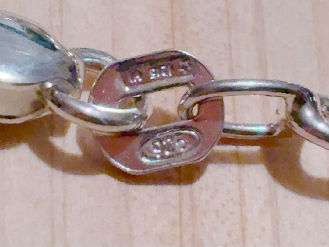 イタリア製・純銀＋24金メッキ(ヴェルメイユ加工)キーチェーン : ヴィンテージ