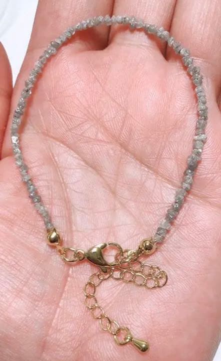 C075. シルバーダイヤモンド ブレスレット