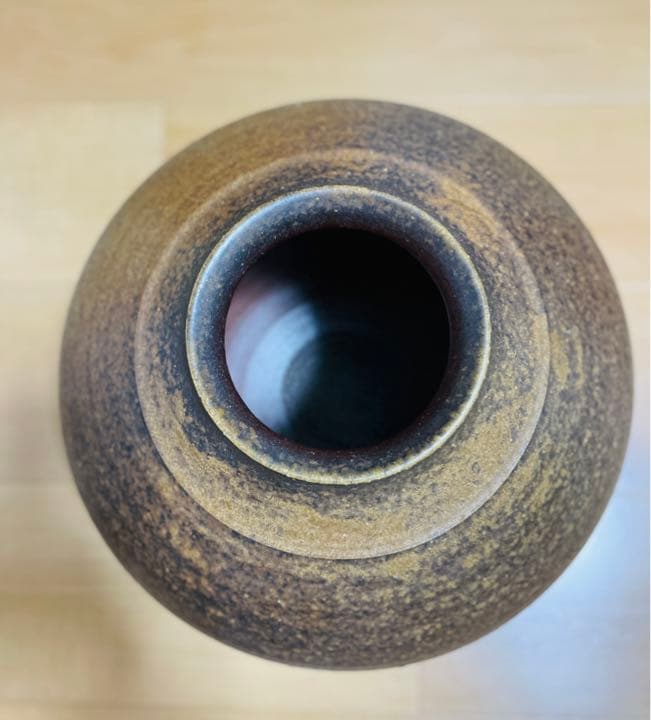 備前焼 柴岡陶泉堂 香山 壺 花入 花器 花生 共箱 真作保証 - メルカリ