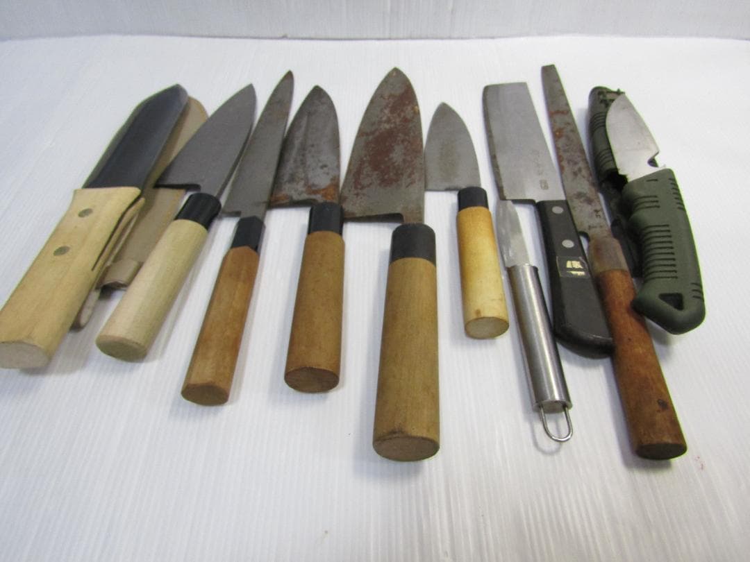 A2519 包丁 料理包丁 和まとめて10本