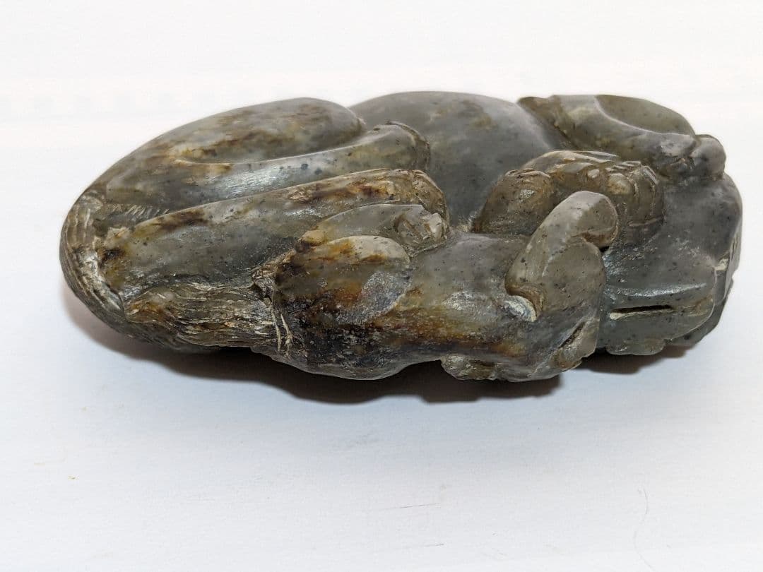 ⭐中国清時代 麒麟 文鎮 文房四宝 玉石文化 古玉 根付け 古美術品 骨董品