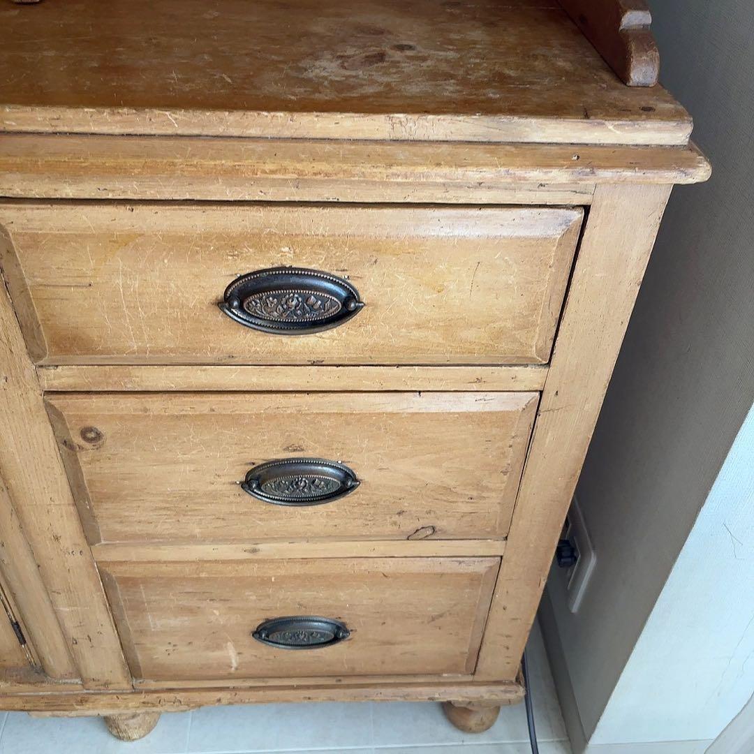 イギリス　アンティーク　シェルフ　サイドボード　キャビネット　英国　カップボード