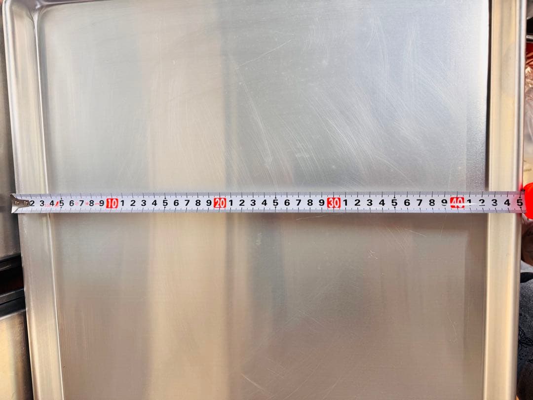 業務用 アルミ製 天板 トレー 9枚セット 約60×40cm 中古