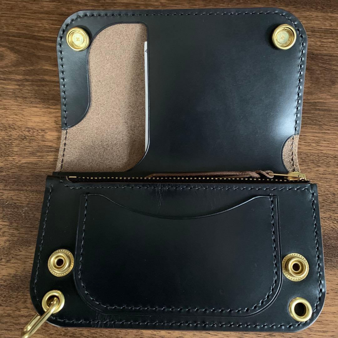 トラッカーウォレット　ミドル　クロムエクセル　lefty仕様