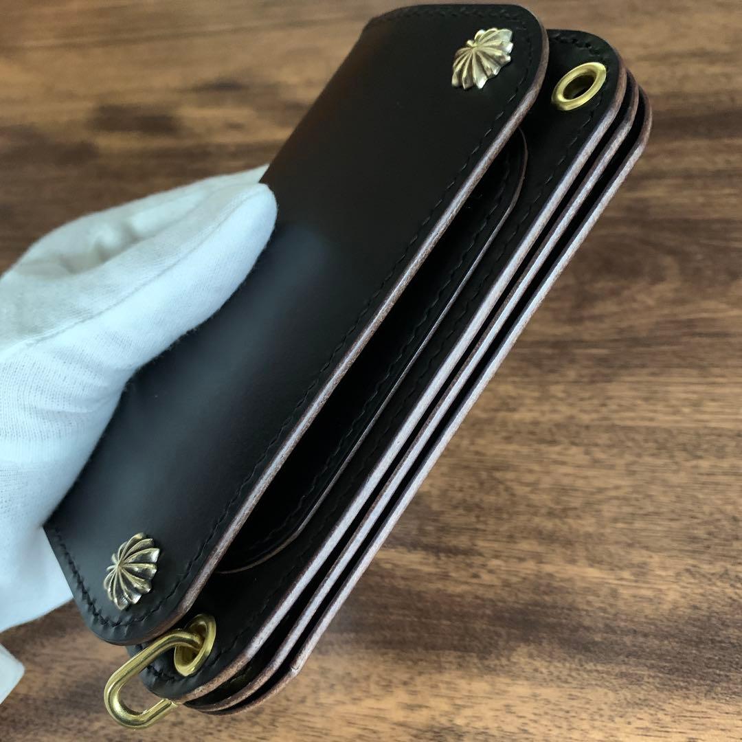 トラッカーウォレット　ミドル　クロムエクセル　lefty仕様