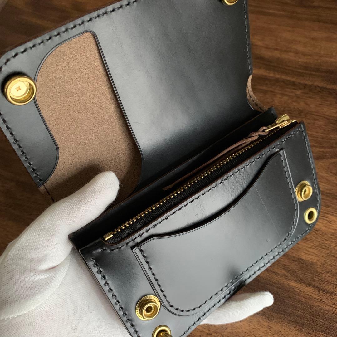 トラッカーウォレット　ミドル　クロムエクセル　lefty仕様