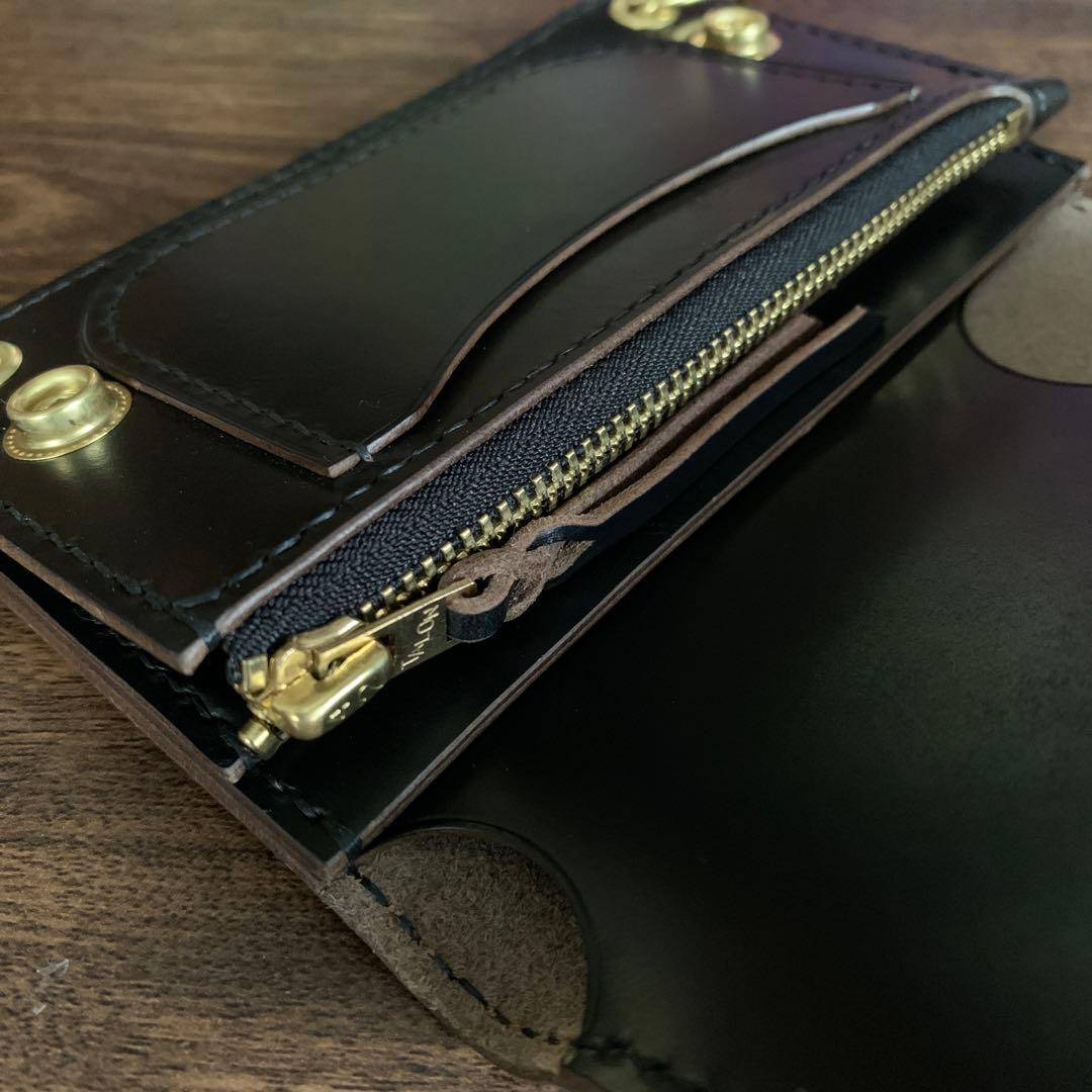 トラッカーウォレット　ミドル　クロムエクセル　lefty仕様