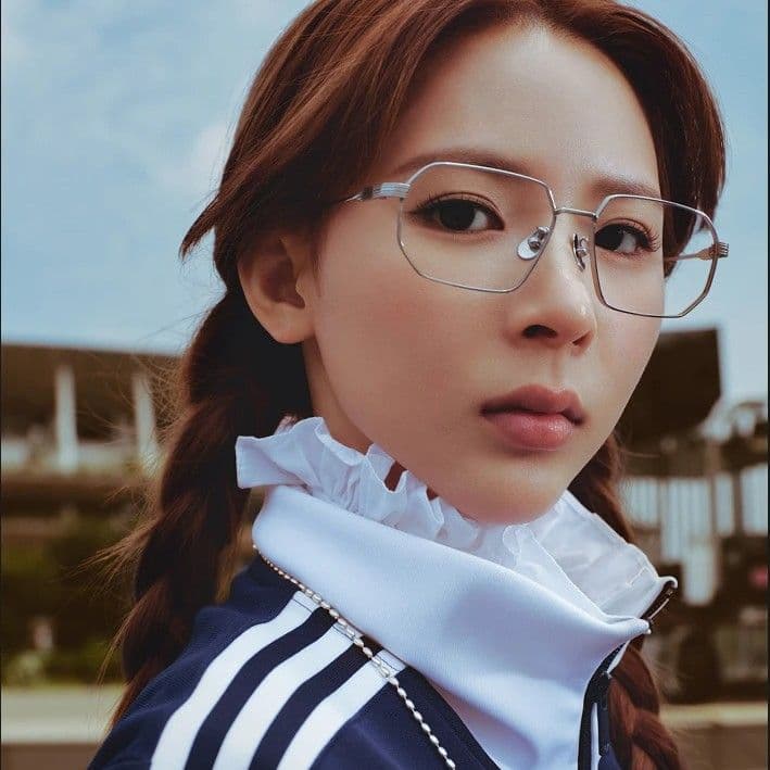 JINS TODAY ゴールド スクエア メガネ ケース付き 眼鏡 カザール