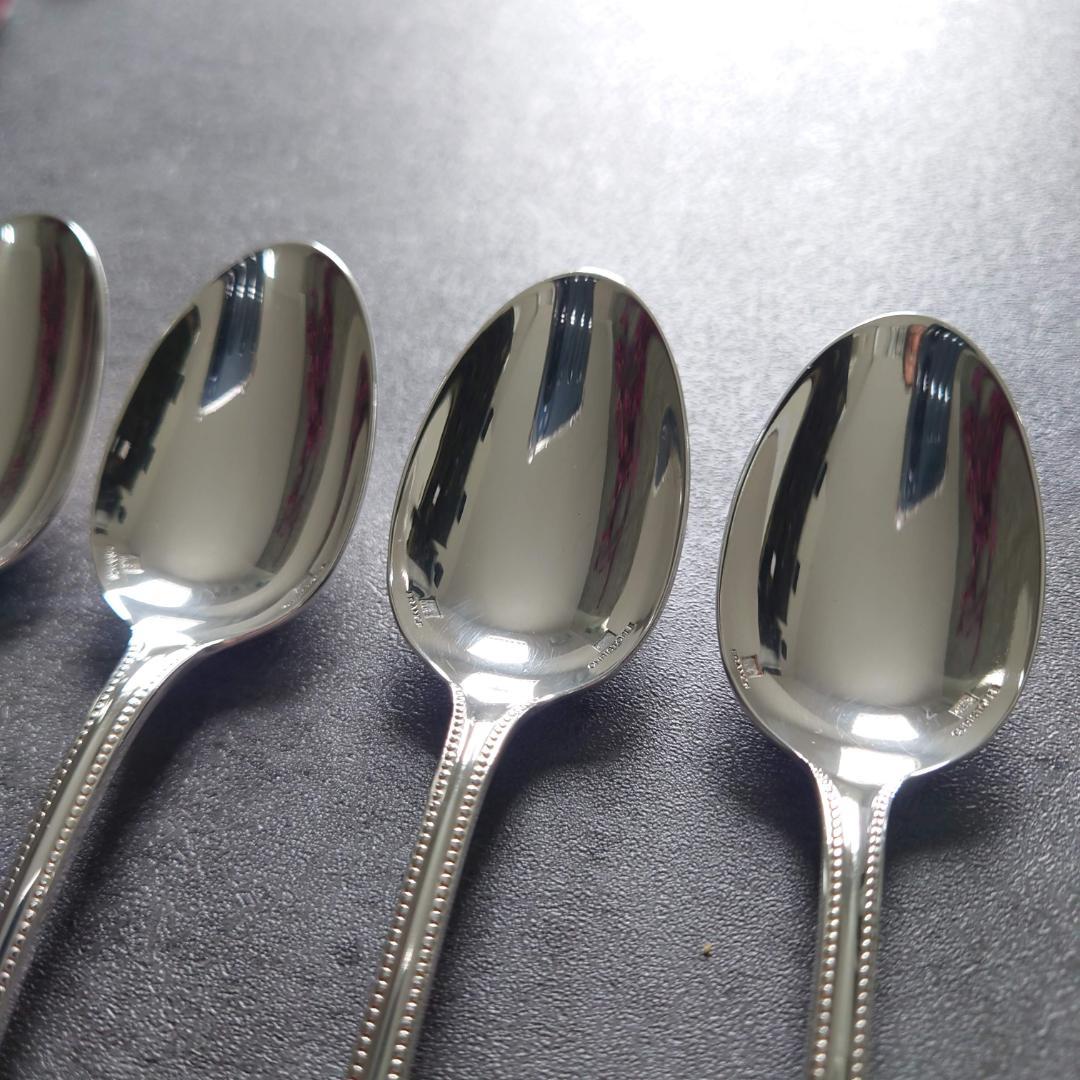 美品 クリストフル パール コーヒースプーン 6点
