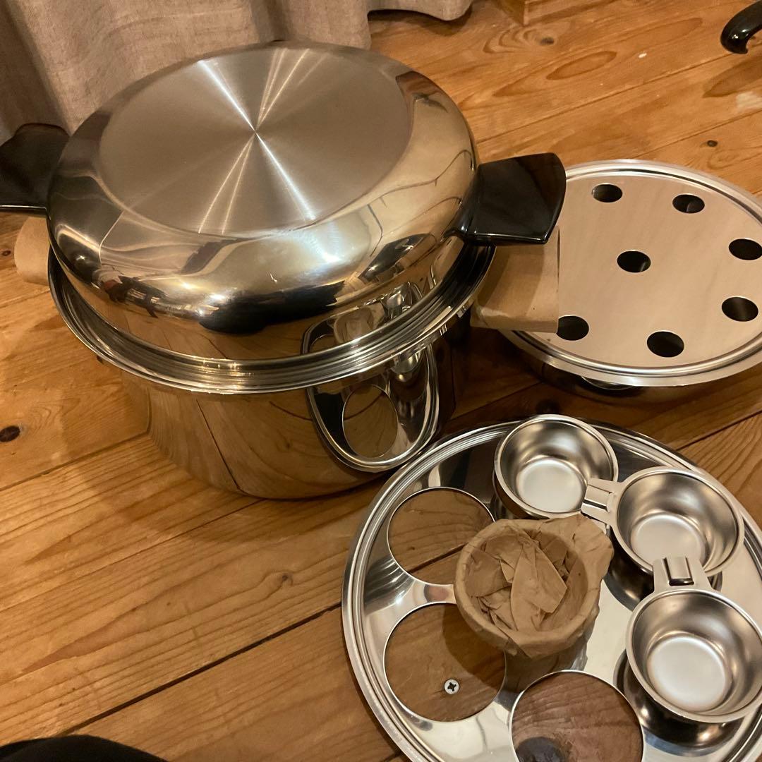 新品！高級 鍋 フライパン シール オ マティック USA ステンレス 無水鍋