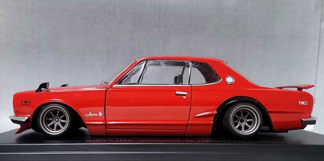 1/24　スカイライン改　ハコスカ2Dr　GT-R　ワタナベ　ホイール　深リム