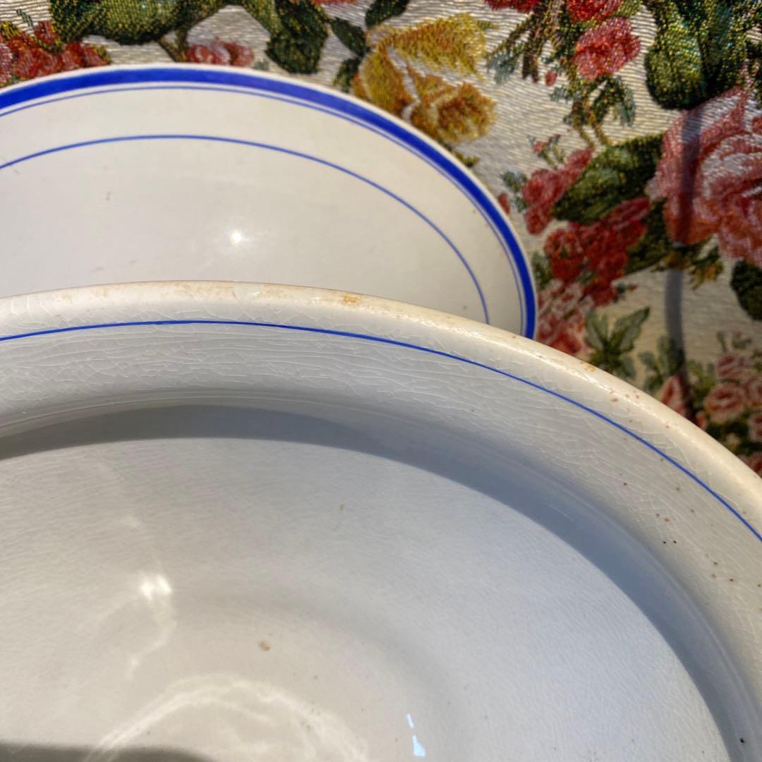 ジョンソンブラザーズ　アンティーク　足付きスープサーバー