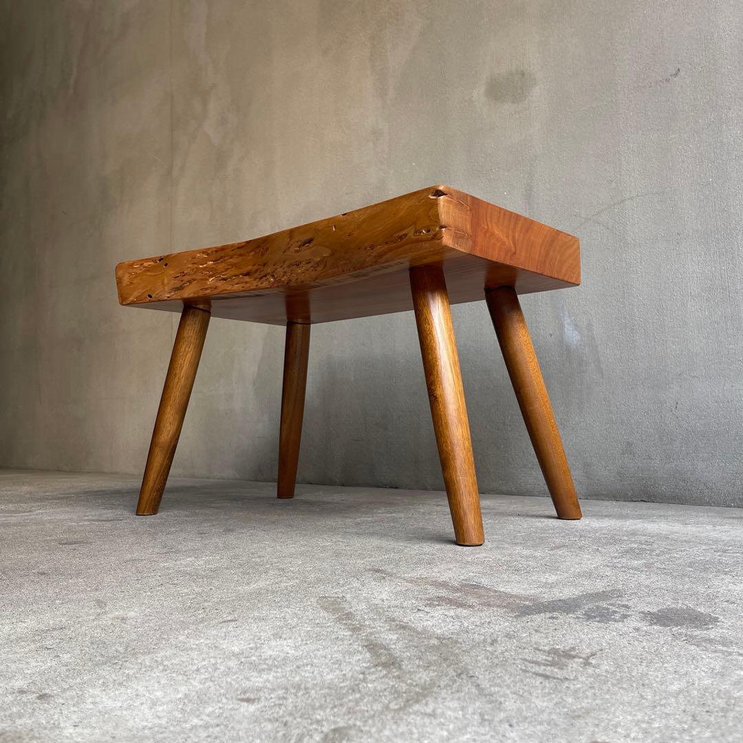 MATURIYA 祭屋　原木家具　欅スツール　サイドテーブル