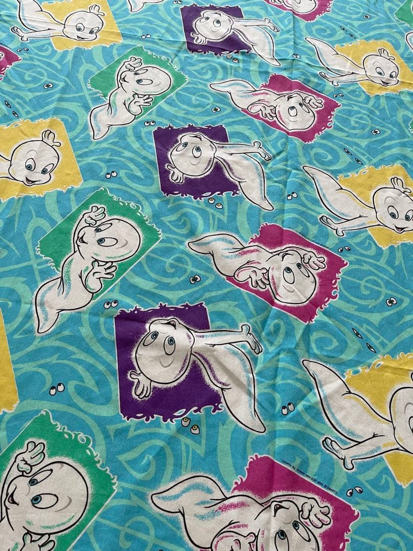 ☆キャスパー　青　ビンテージシーツ