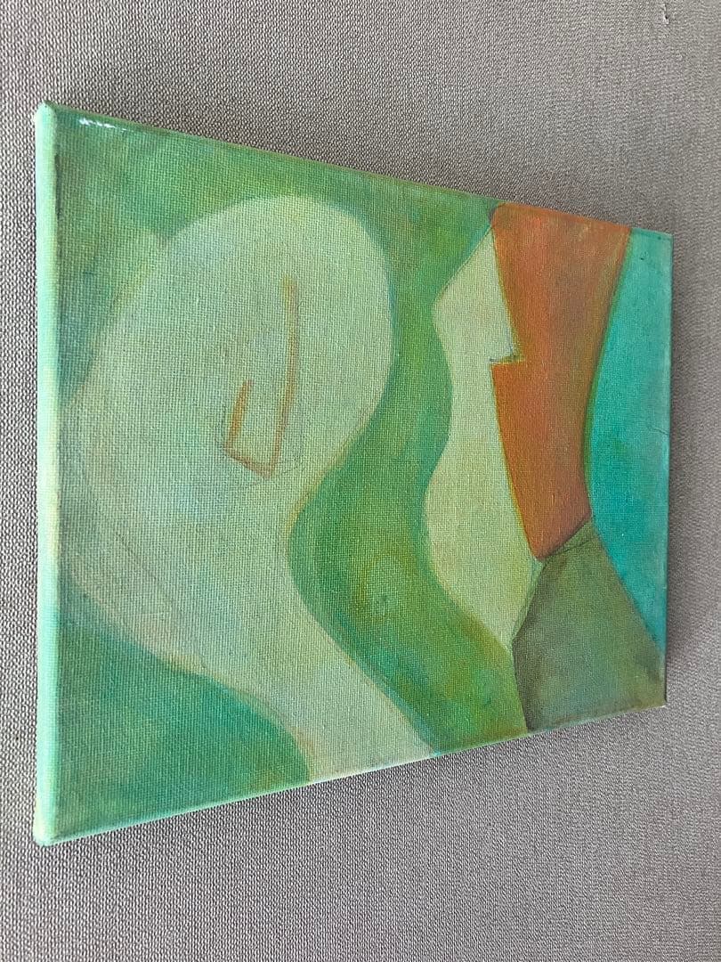 抽象画 『ねえ、かわいい？を3回きく』