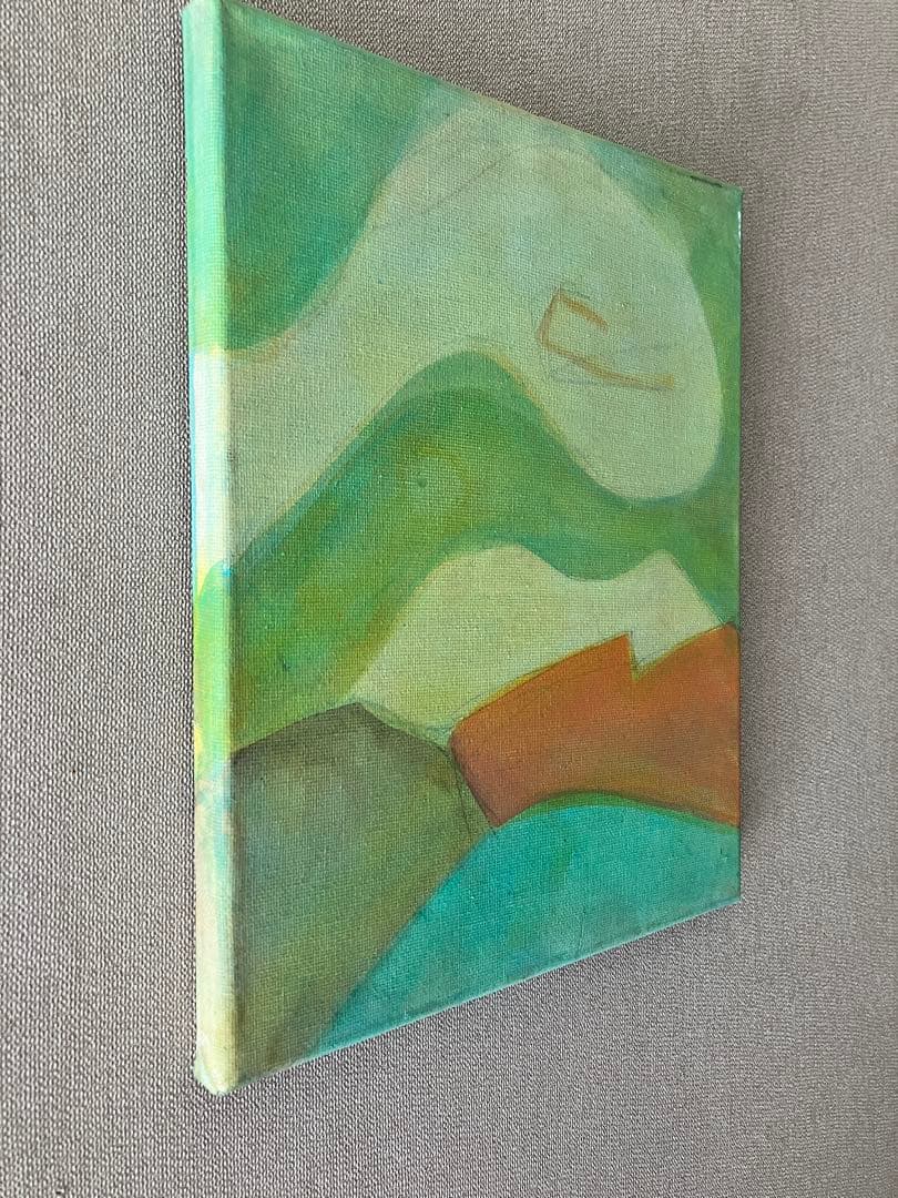 抽象画 『ねえ、かわいい？を3回きく』