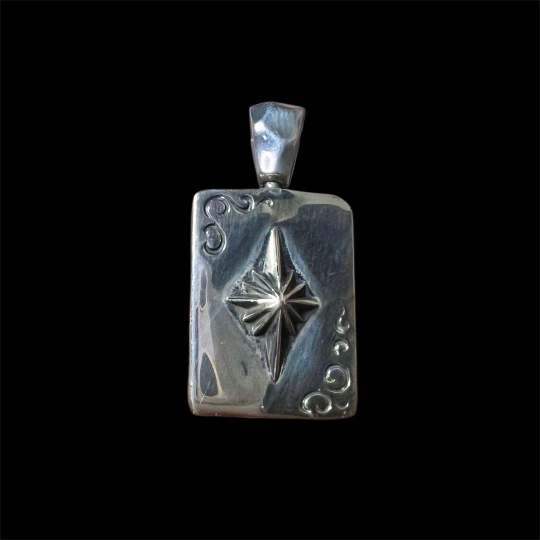 SAAD シルバー925 リバーシブル ブルータイガーアイ ペンダントトップ