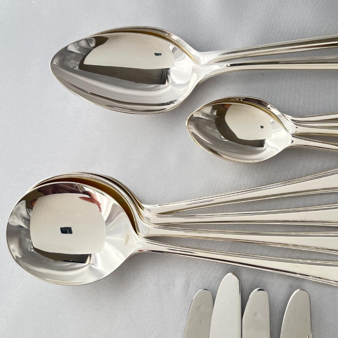 【英国】 アールデコ ディナーセット 4名用30本組 A1プレート